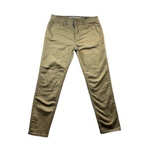 Banana Republic Jeans Men Brown Traveler Chino Khaki Slim Fit Cotton - Size 34X3
